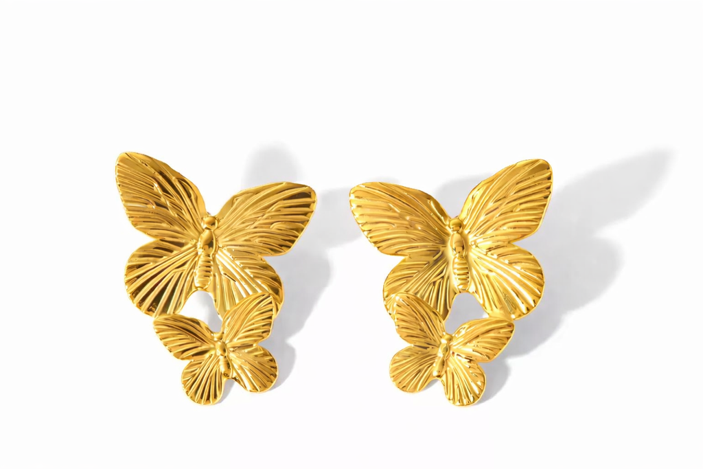 Butterfly Drop Studs