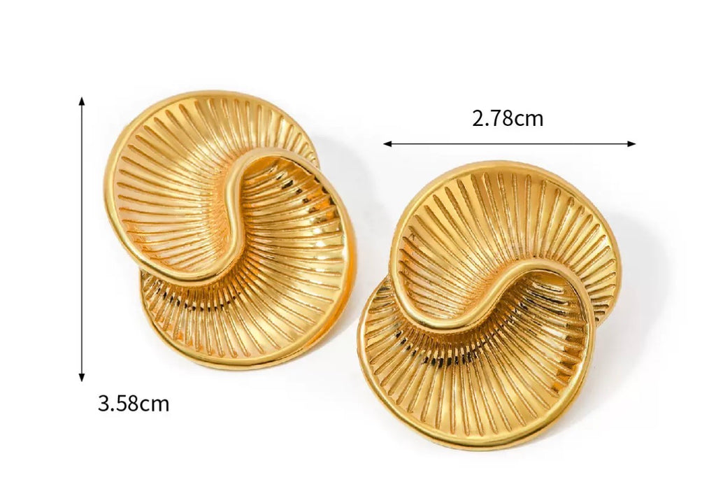 Ripple Dome Studs